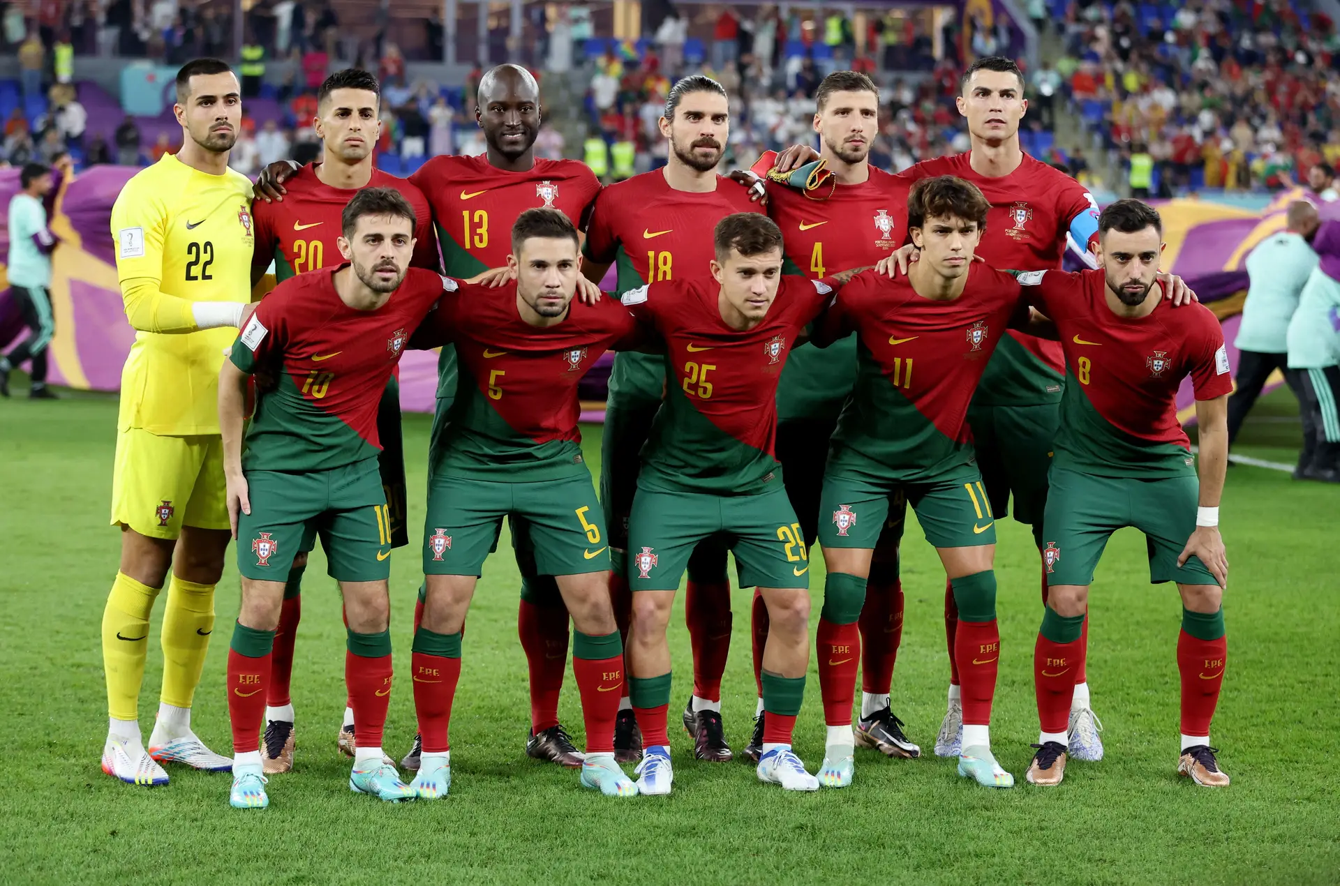 Gana diminui, mas Portugal vence no jogo de estreia da Copa por 3 x 2