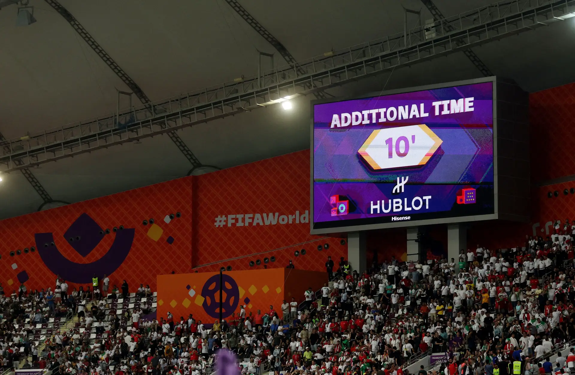 Mundial 2022: foram jogados 226 minutos de compensação na ronda inaugural