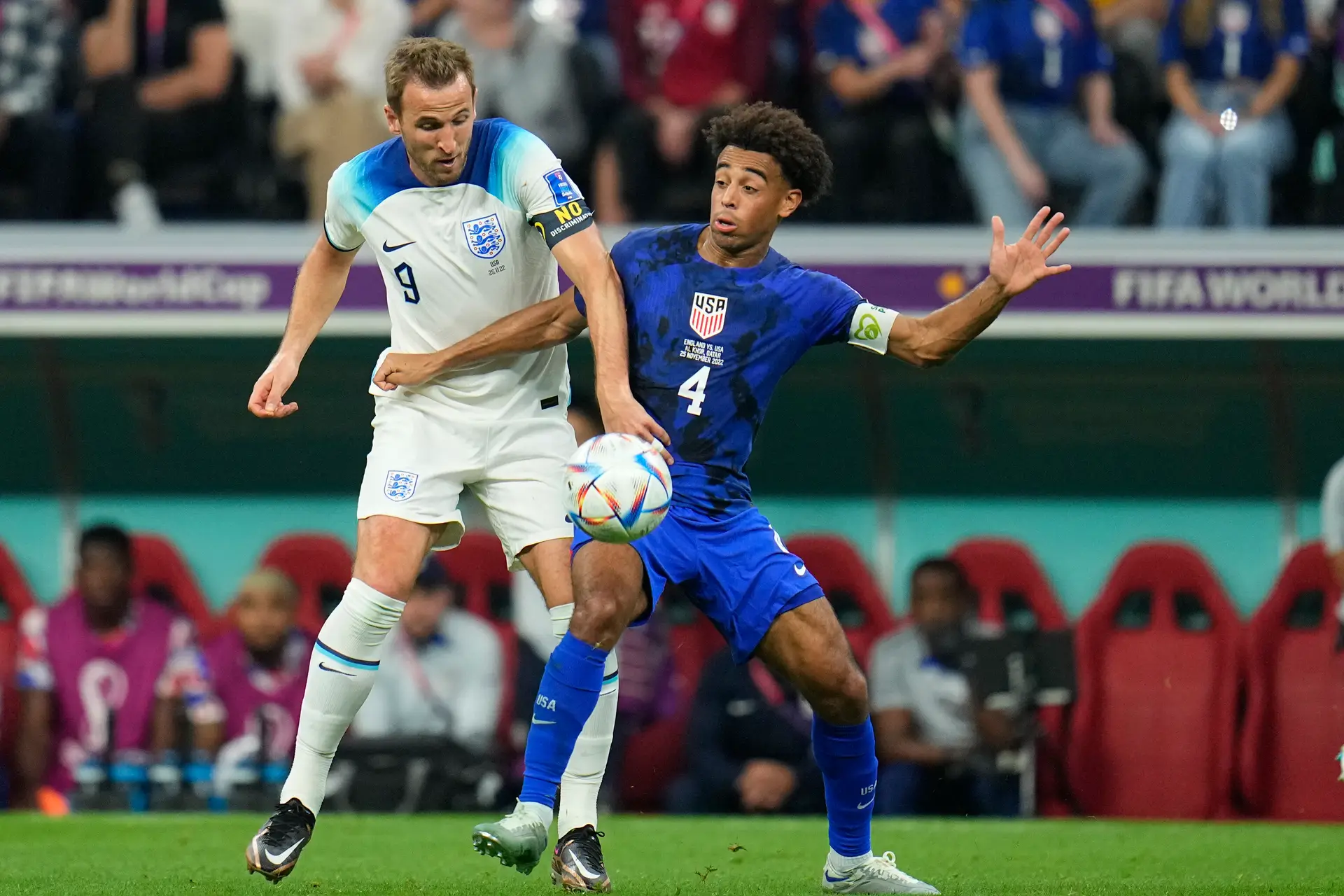 Mundial 2022: Inglaterra e EUA empatam e baralham contas do grupo B