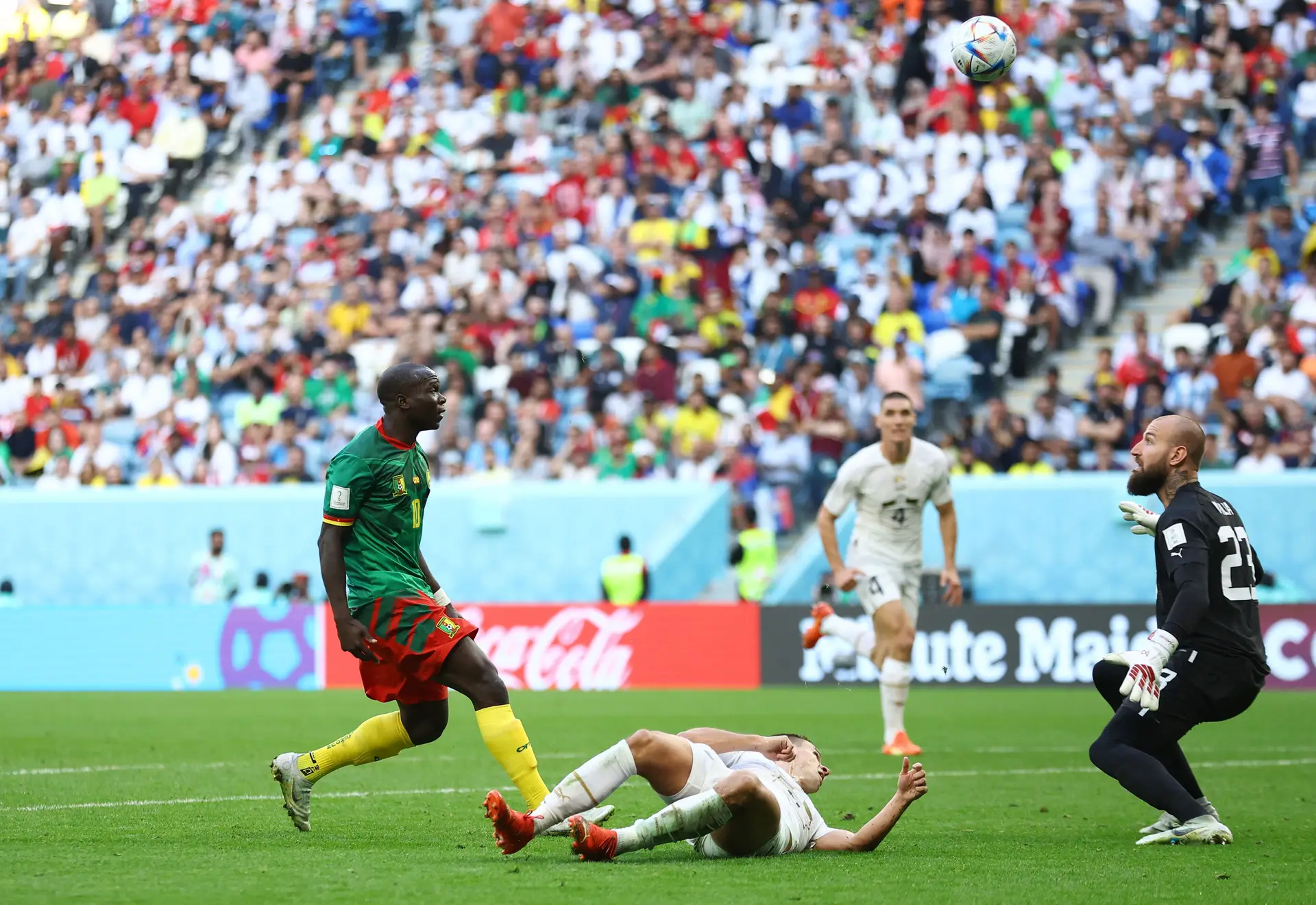 Mundial 2022: Sérvia e Camarões empatam em jogo “cheio” de golos