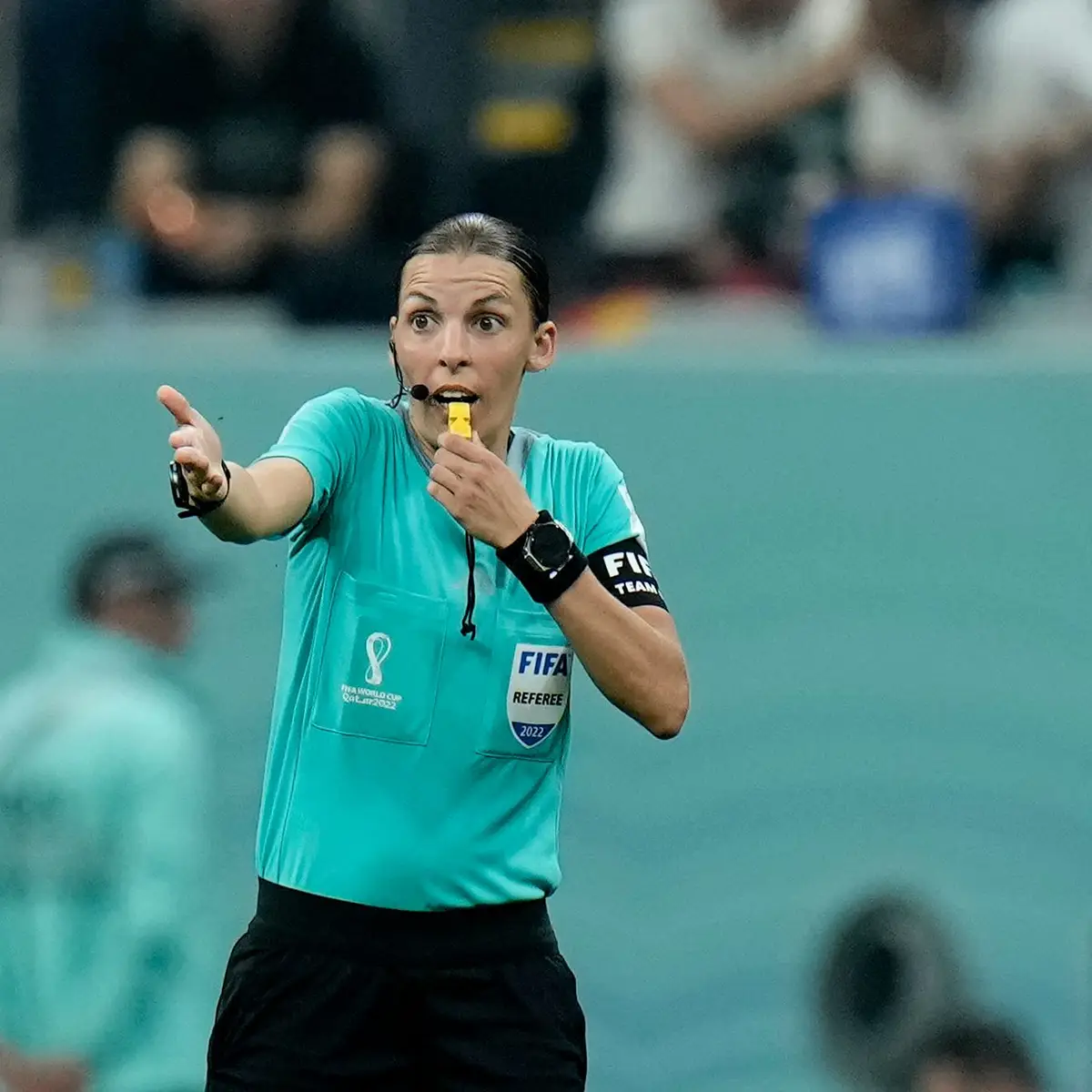 Primeira árbitra da Palestina no Campeonato Mundial de Futebol Feminino