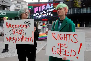 A FIFA "amordaçou" o arco-íris no Qatar