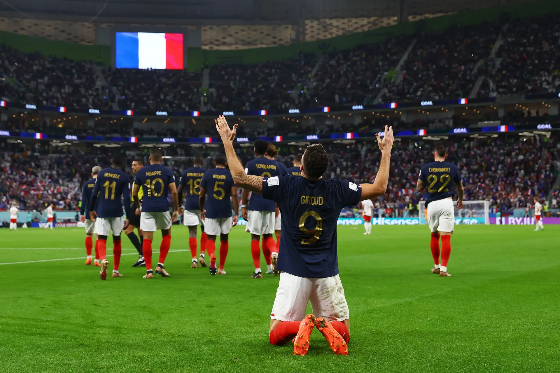 Mundial 2022: Giroud é o melhor marcador da seleção francesa