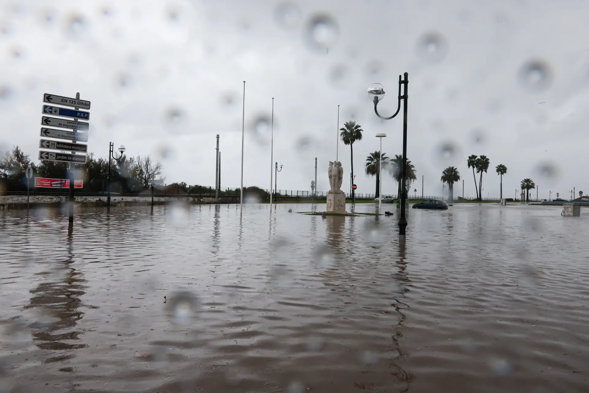 Chuva intensa em Faro: Proteção Civil regista cerca de 30 ocorrências durante a manhã