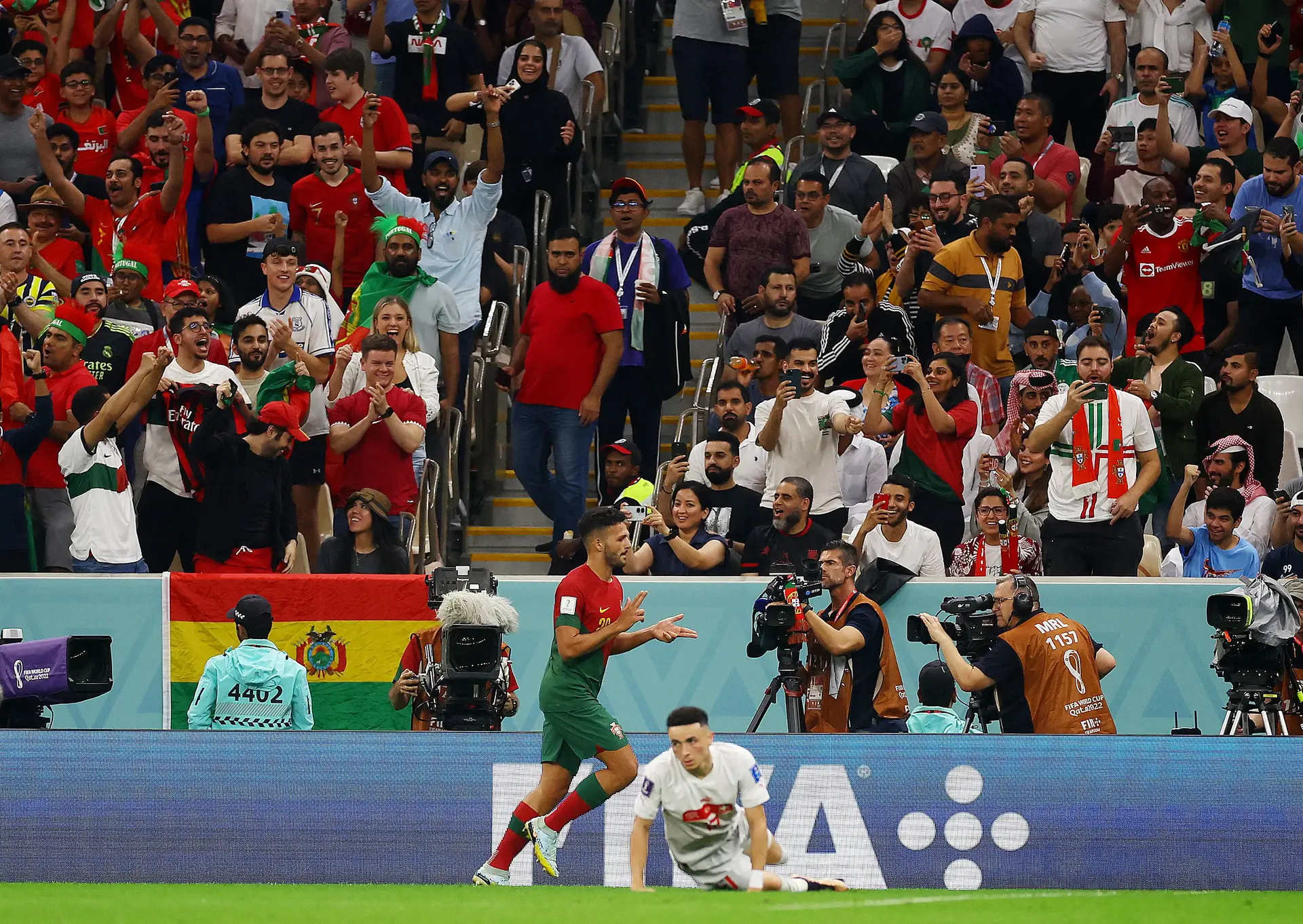 Doha, Qatar. 06th Dec, 2022. William Carvalho de Portugal, durante a  partida entre Portugal e Suíça, pelas oitavas de final da Copa do Mundo  FIFA Qatar 2022, no Estádio Lusail, nesta terça-feira