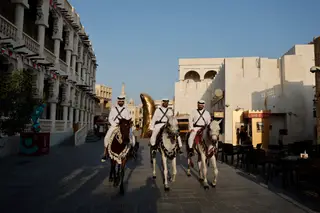 Tocar num cavalo árabe é tocar na história