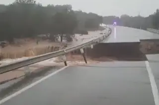 Mau tempo também atinge Espanha: Extremadura é a região mais afetada, ventos e chuvas fortes vão continuar nas próximas 24 horas