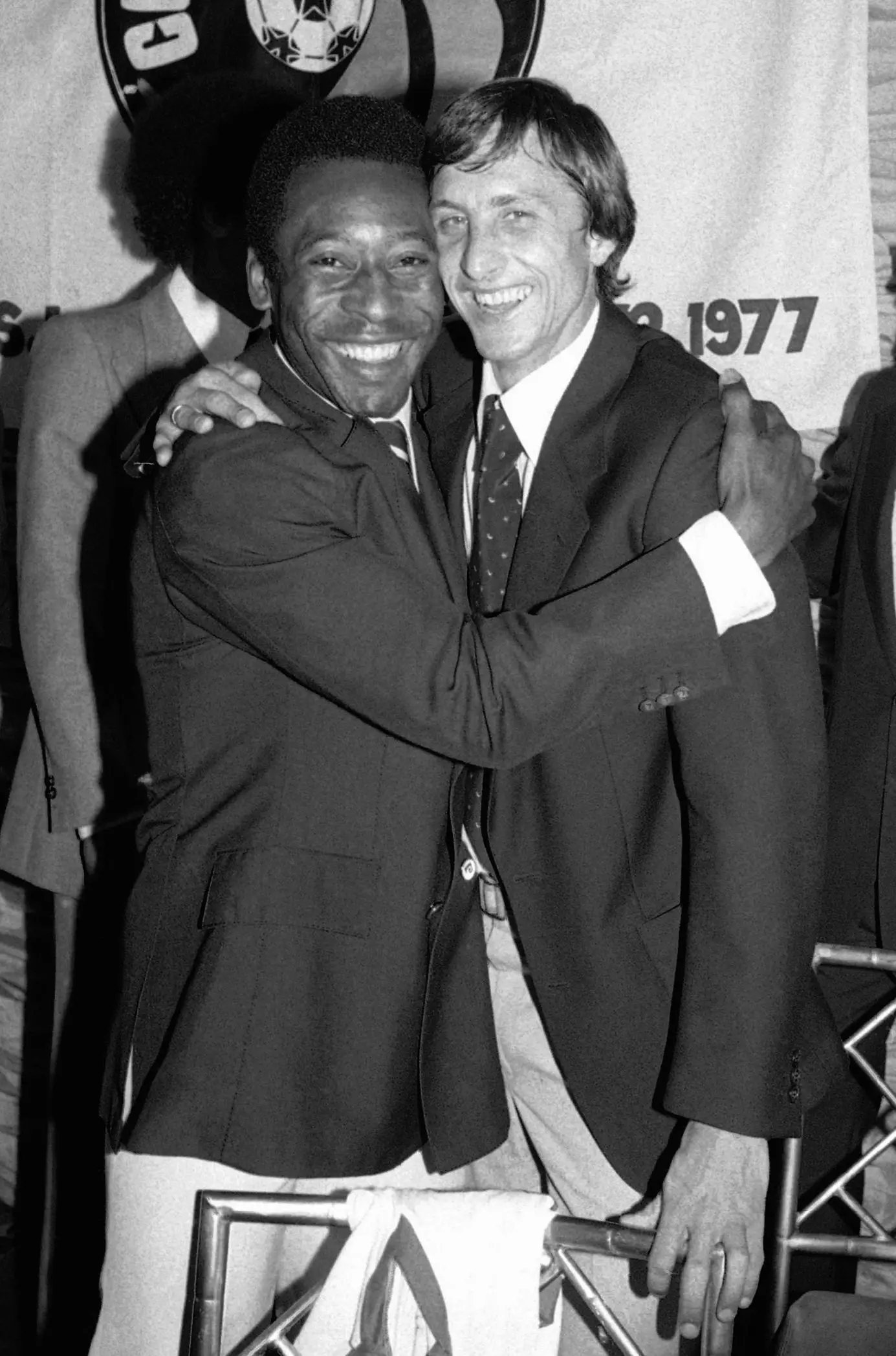 Pelé e Cruyff nos EUA