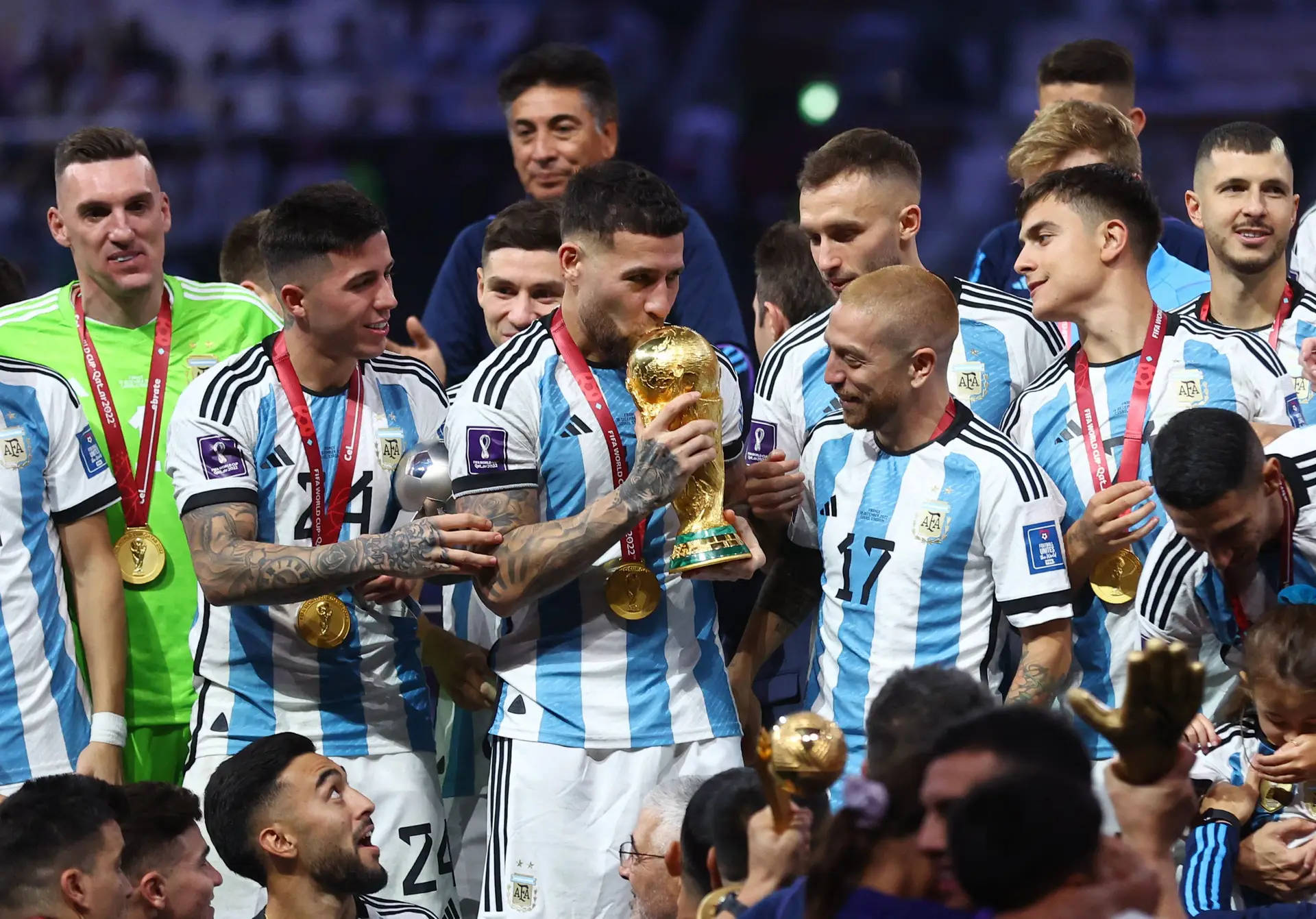 Mundial 2022: Otamendi e Enzo Fernández dão primeiro título à