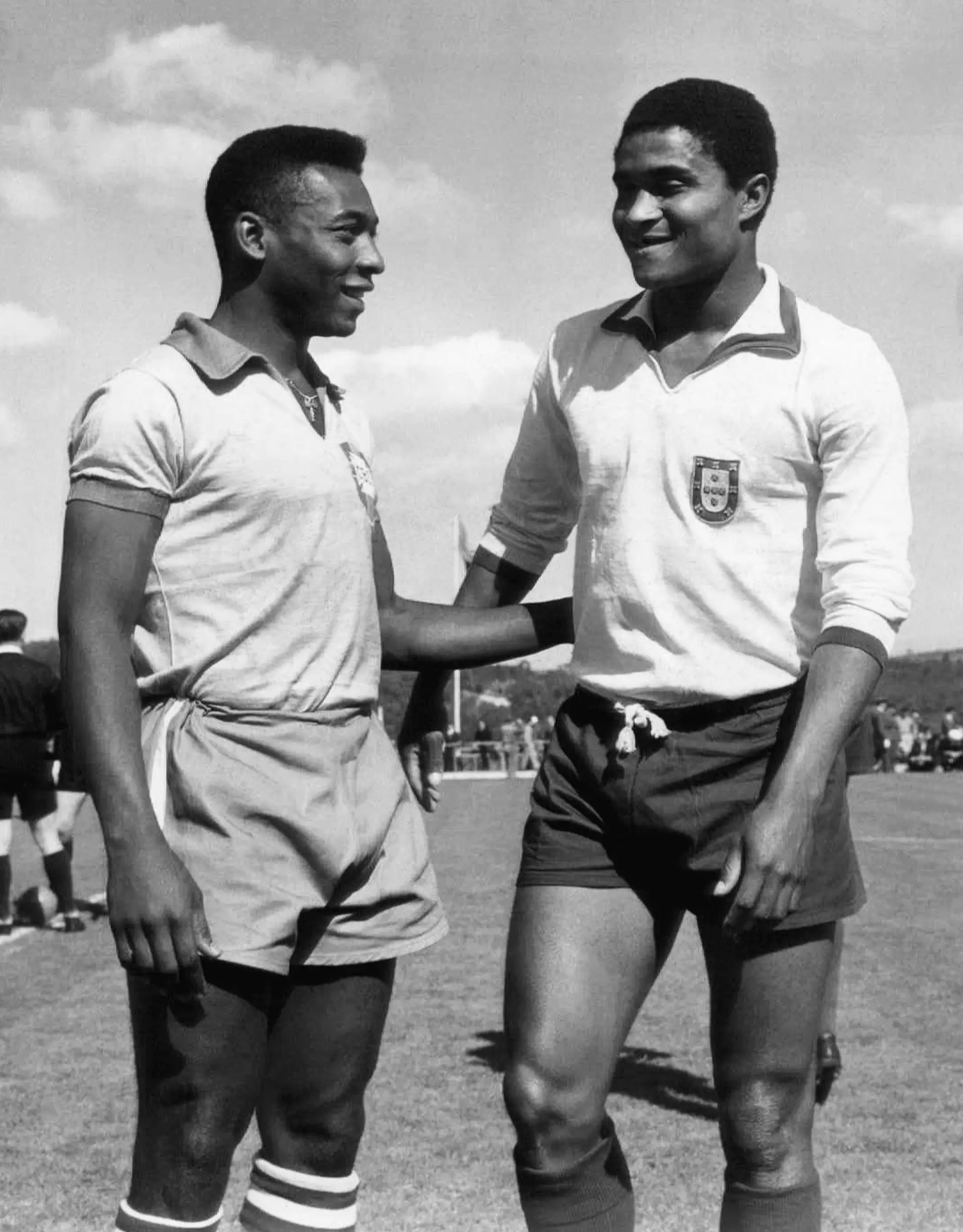 Pelé e Eusébio em 1963