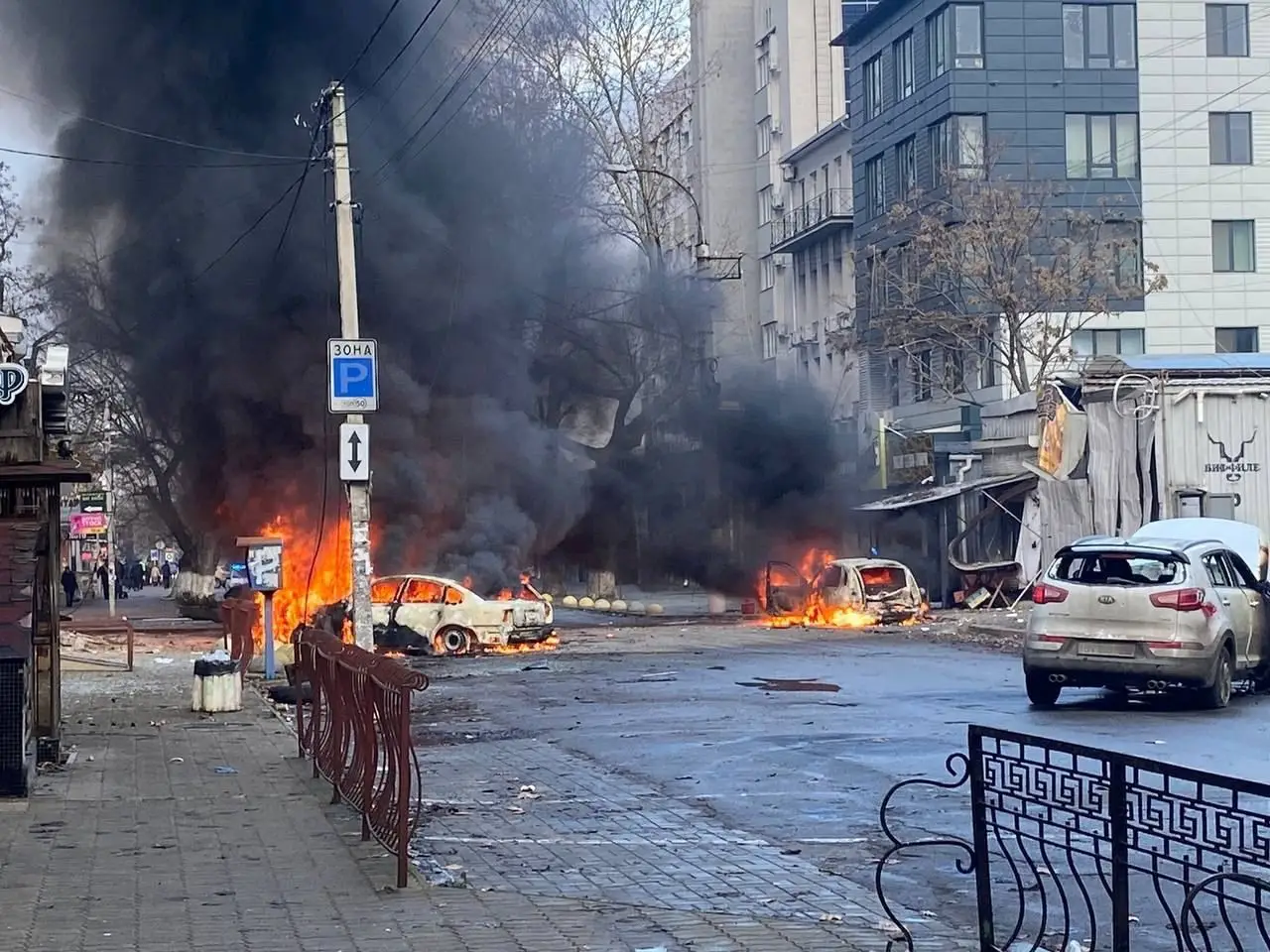 “Isto é terror”: Zelensky reage ao ataque russo em Kherson na véspera de Natal
