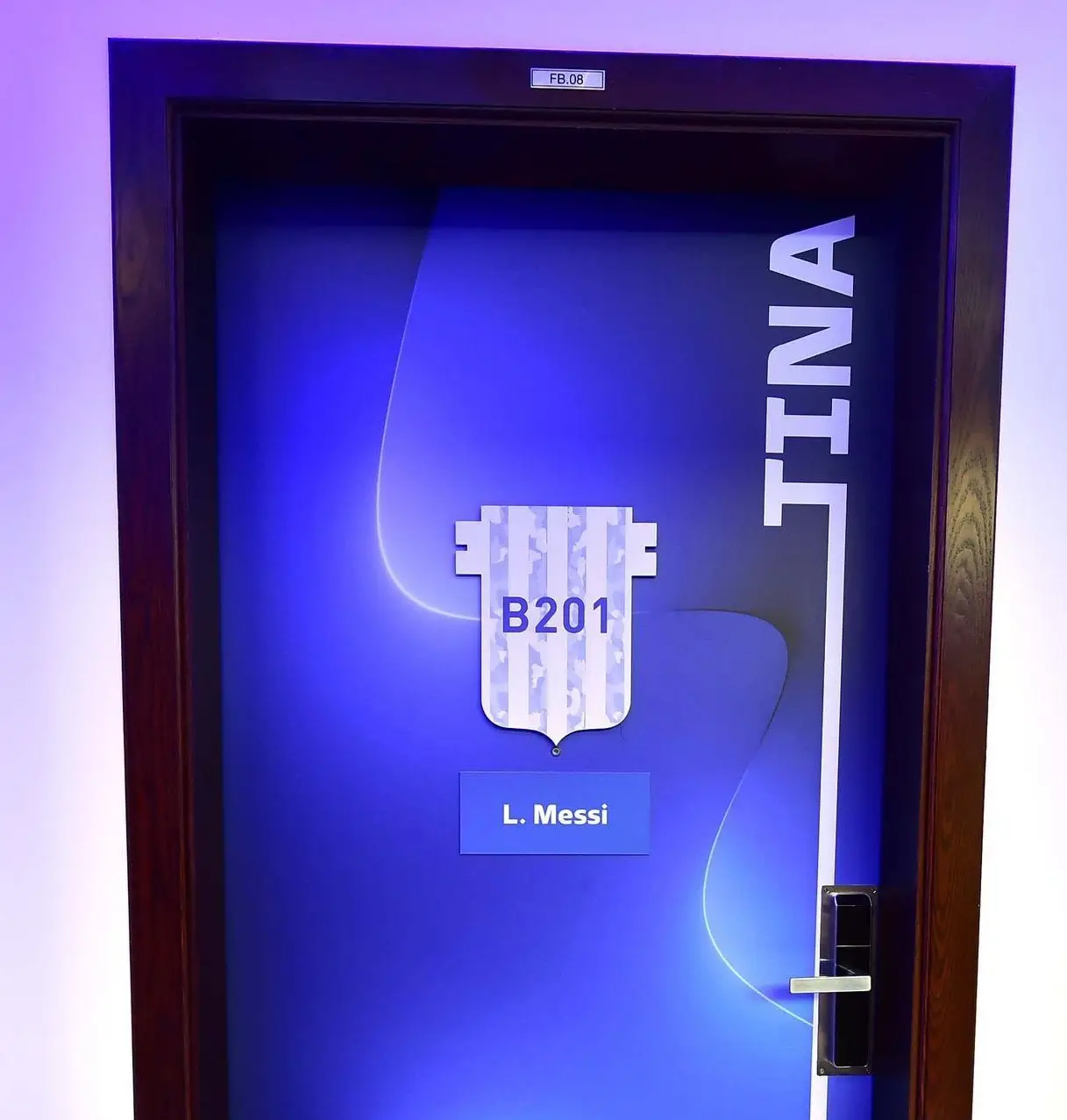 Quarto de Messi no Qatar transformado em “mini museu”