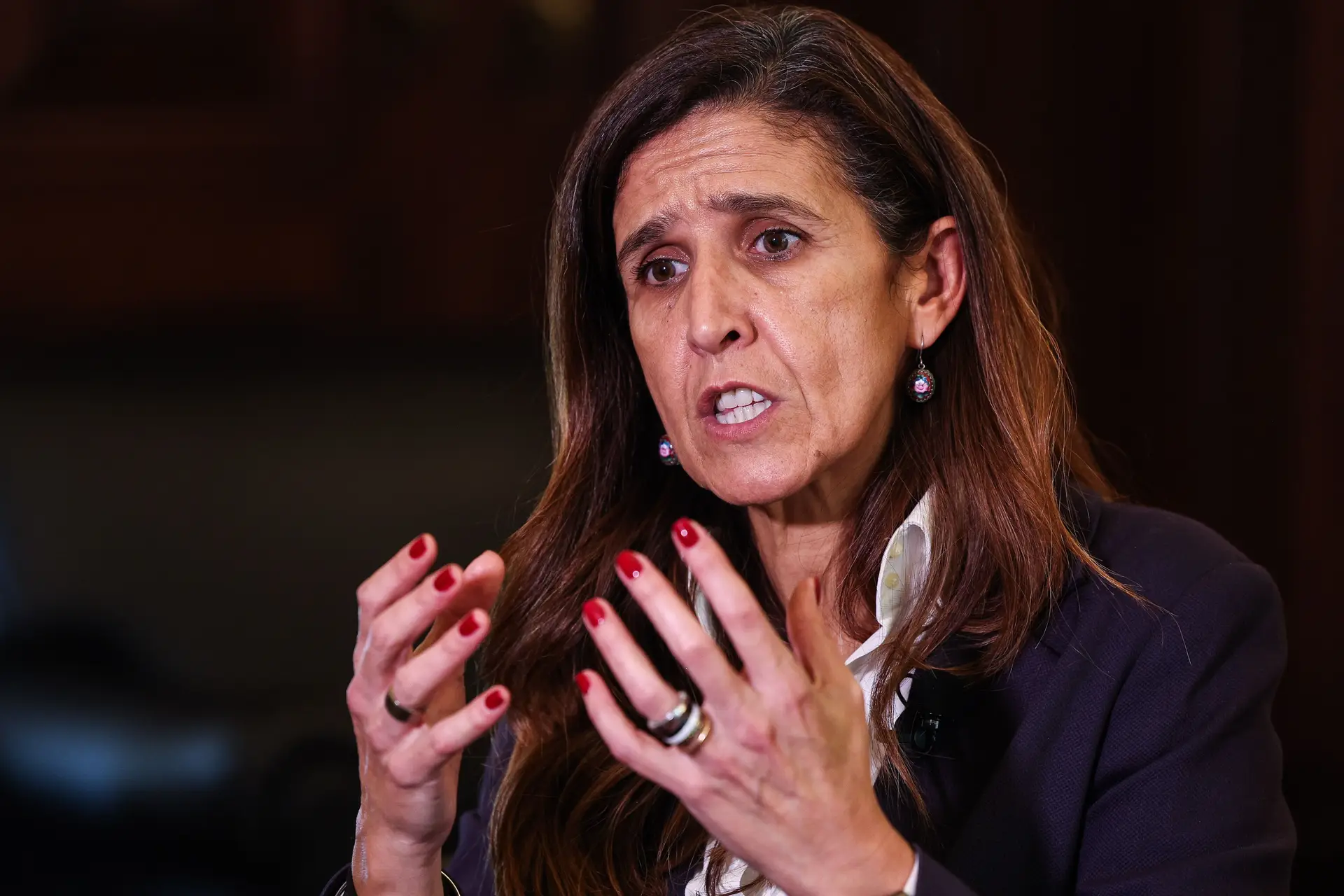 Patrícia Gaspar, secretária de Estado da Proteção Civil.