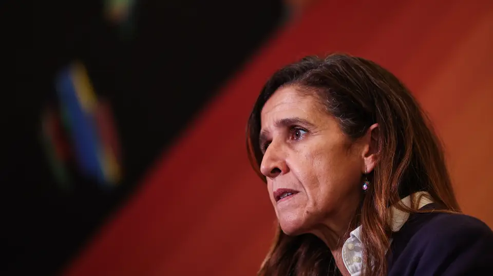 Patrícia Gaspar, secretária de Estado da Proteção Civil.