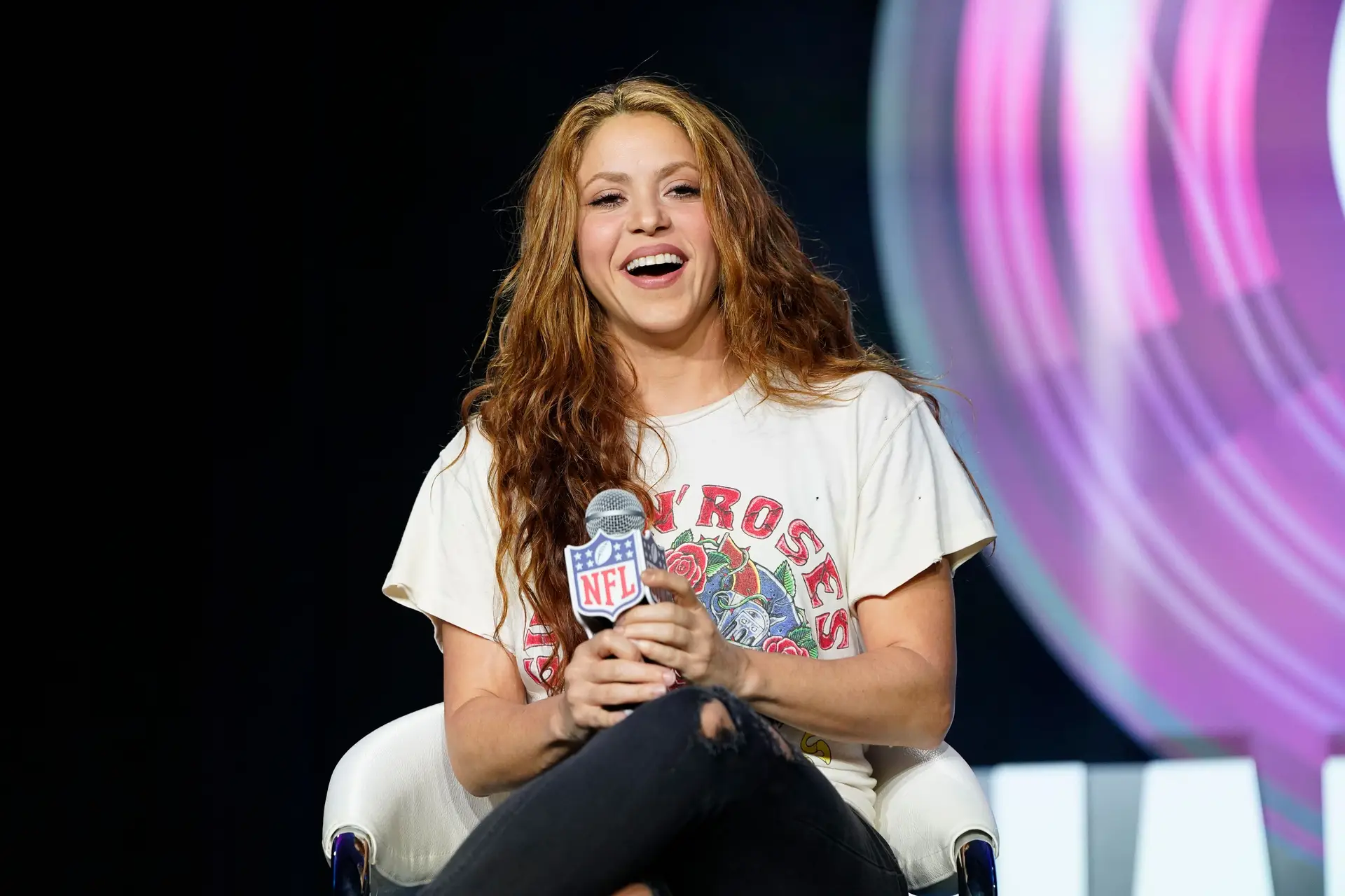 A cantora colombiana, Shakira