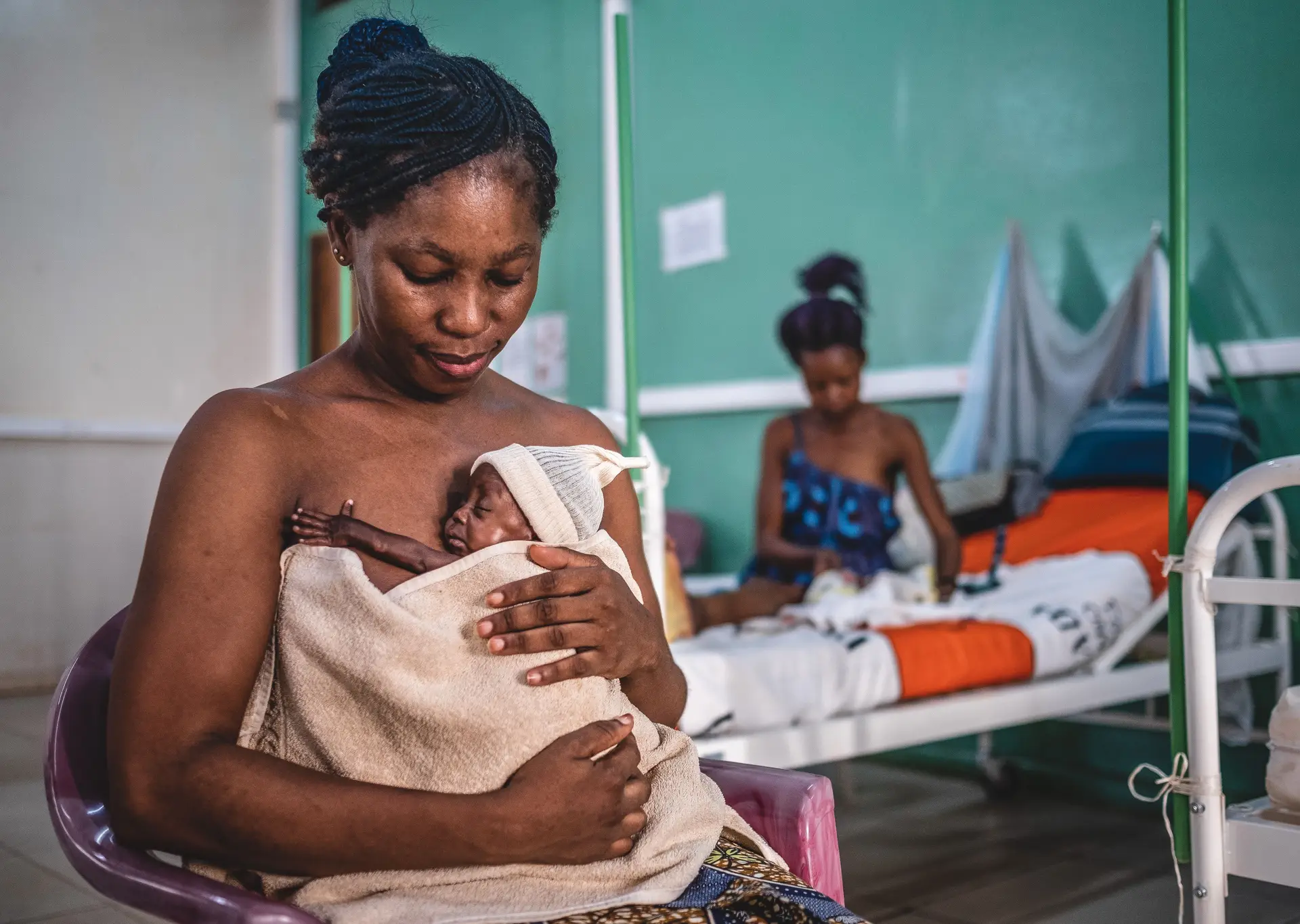 Nascer ou ter um parto é arriscar” a saúde materna e infantil é uma emergência esquecida na crise da República Centro-Africana foto foto