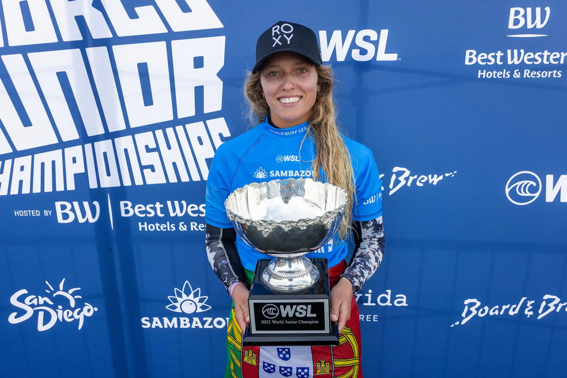 Surfista portuguesa Francisca Veselko campeã mundial de juniores