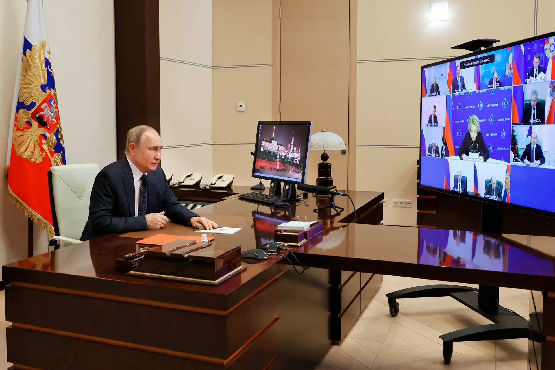 O Presidente da Rússia, Vladimir Putin