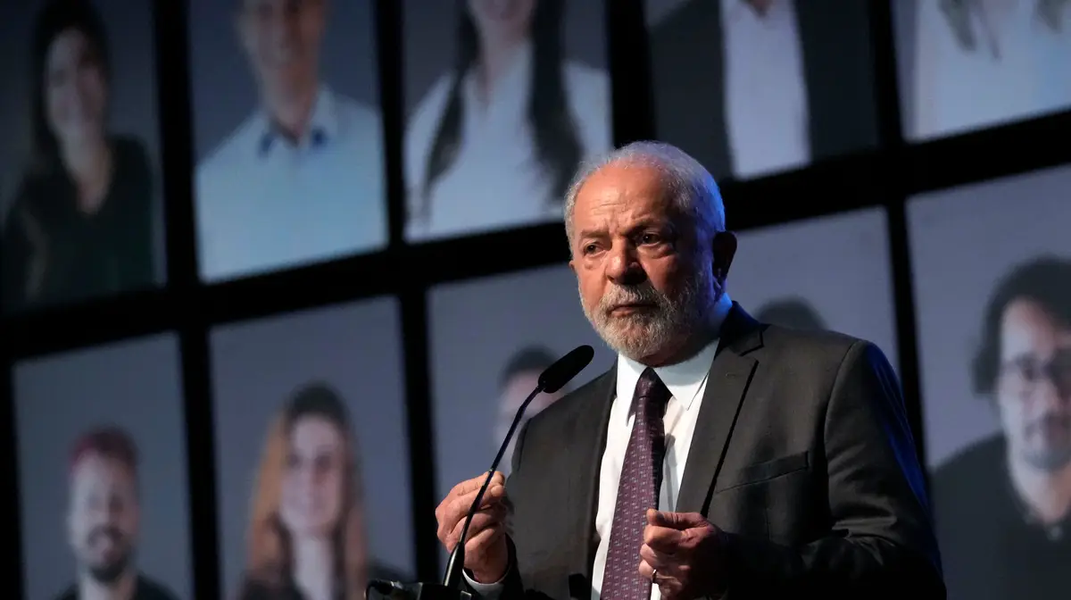Lula da Silva, Presidente do Brasil.
