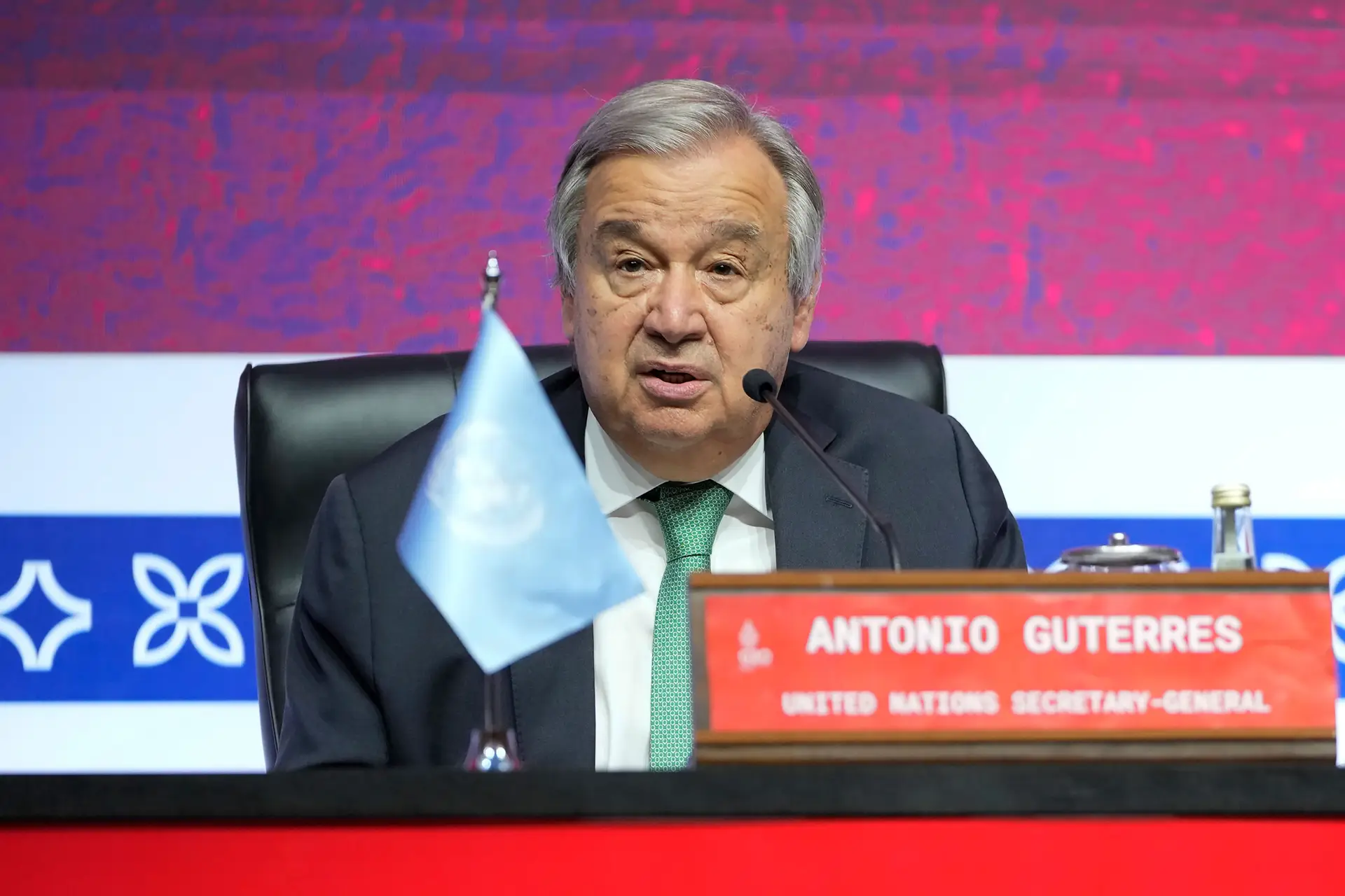 António Guterres, secretário-geral das Nações Unidas.
