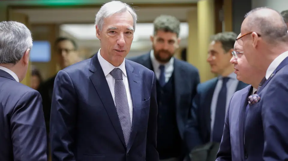 O ministro dos Negócios Estrangeiros, João Gomes Cravinho, no Conselho dos Negócios Estrangeiros, que decorre em Bruxelas.