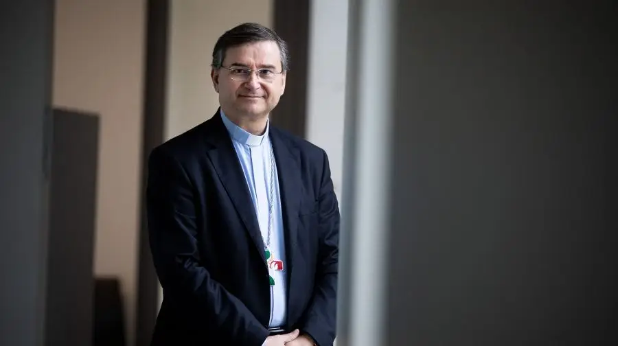 O bispo auxiliar de Lisboa e presidente da Fundação Jornada Mundial da Juventude, Américo Aguiar