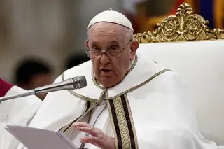 Base da família é a "união conjugal entre um homem e uma mulher", diz Papa Francisco