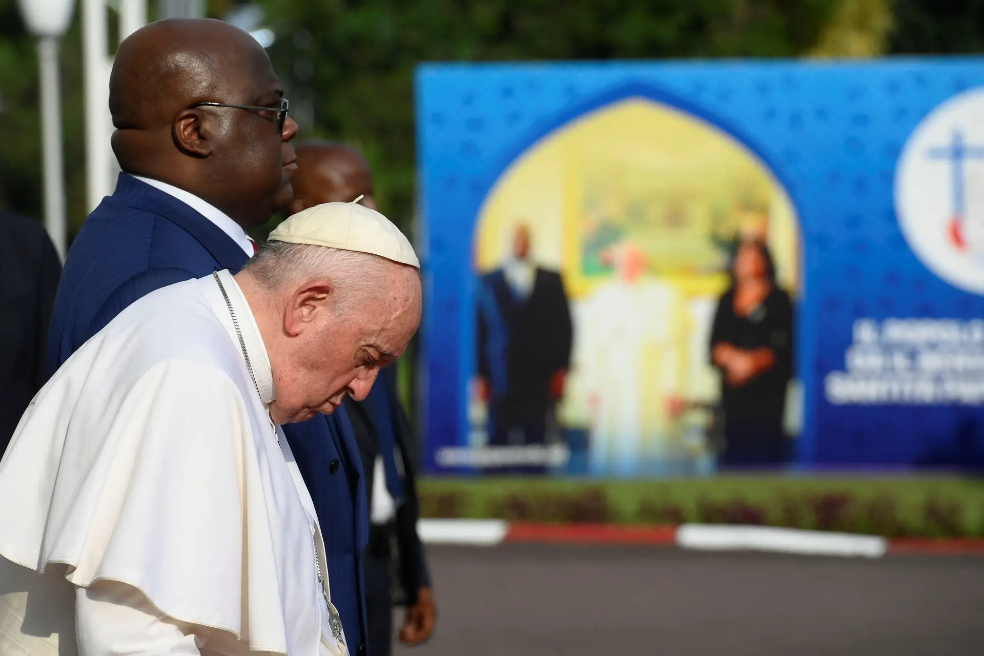 O papa inicia a sua visita de 7 dias ao Congo e ao Sudão do Sul.