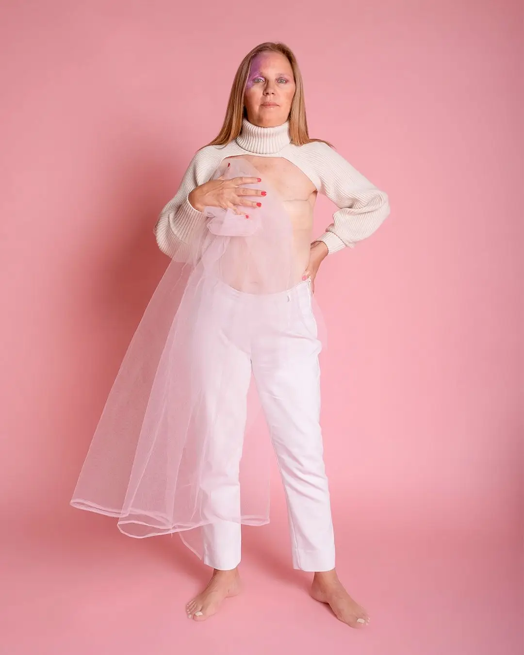 Ana Cristina Videira fotografada para a campanha realizada em outubro de 2021 para o AXN White Portugal