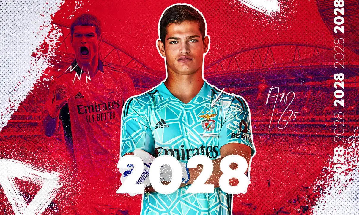 Guarda-redes André Gomes renova com o Benfica até 2028