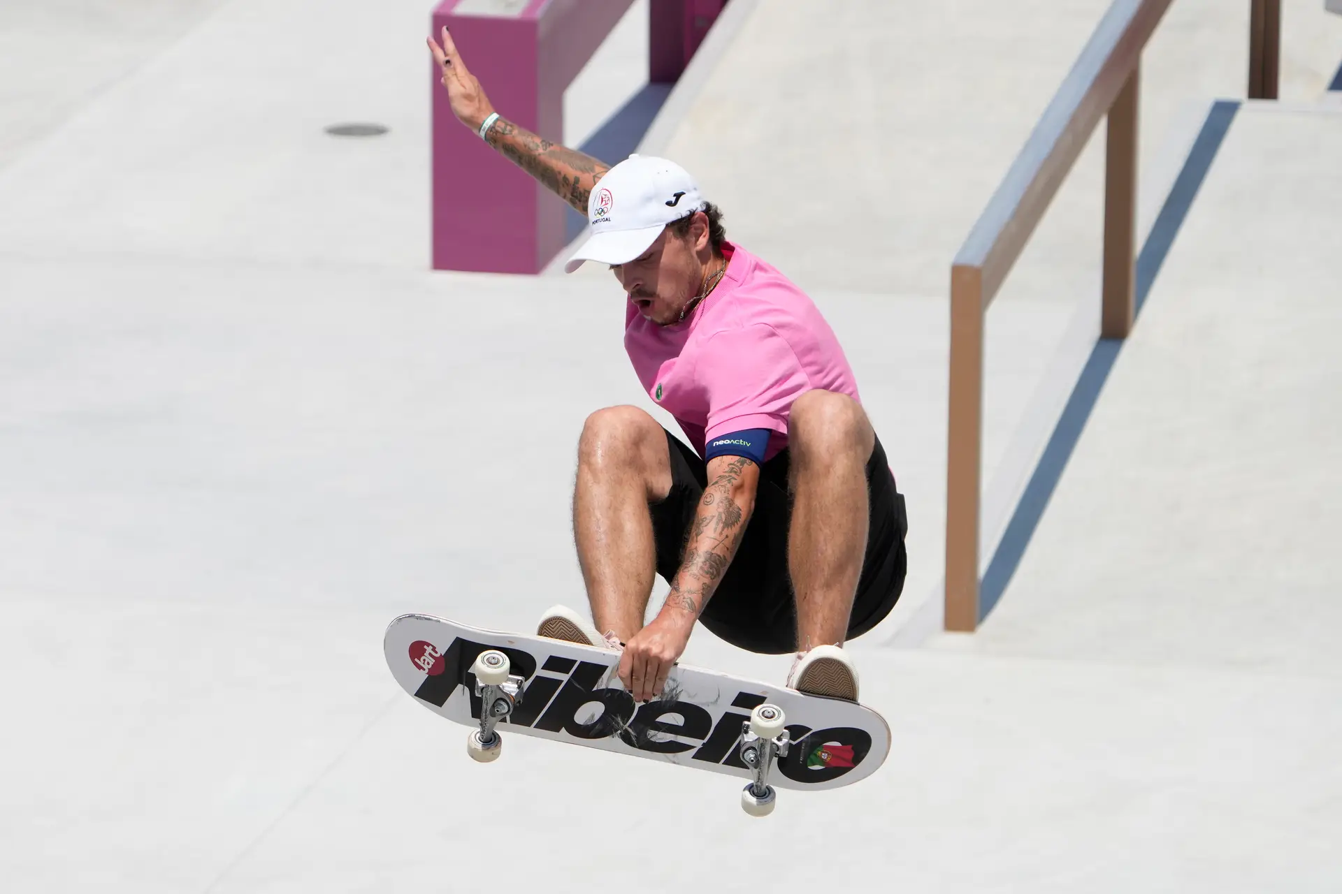 Gustavo Ribeiro nas meias-finais do Mundial de skateboarding