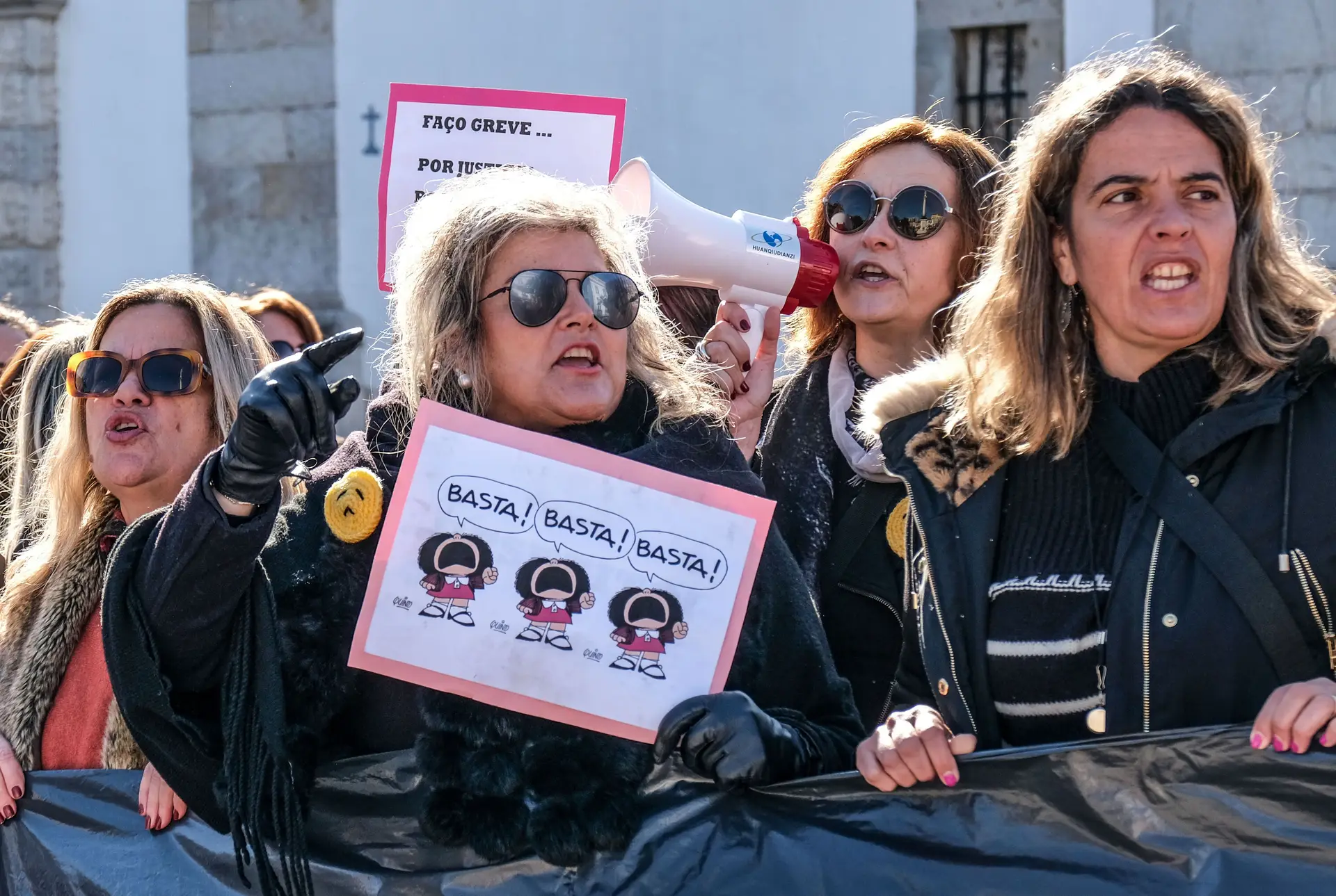 Manifestação de professores.