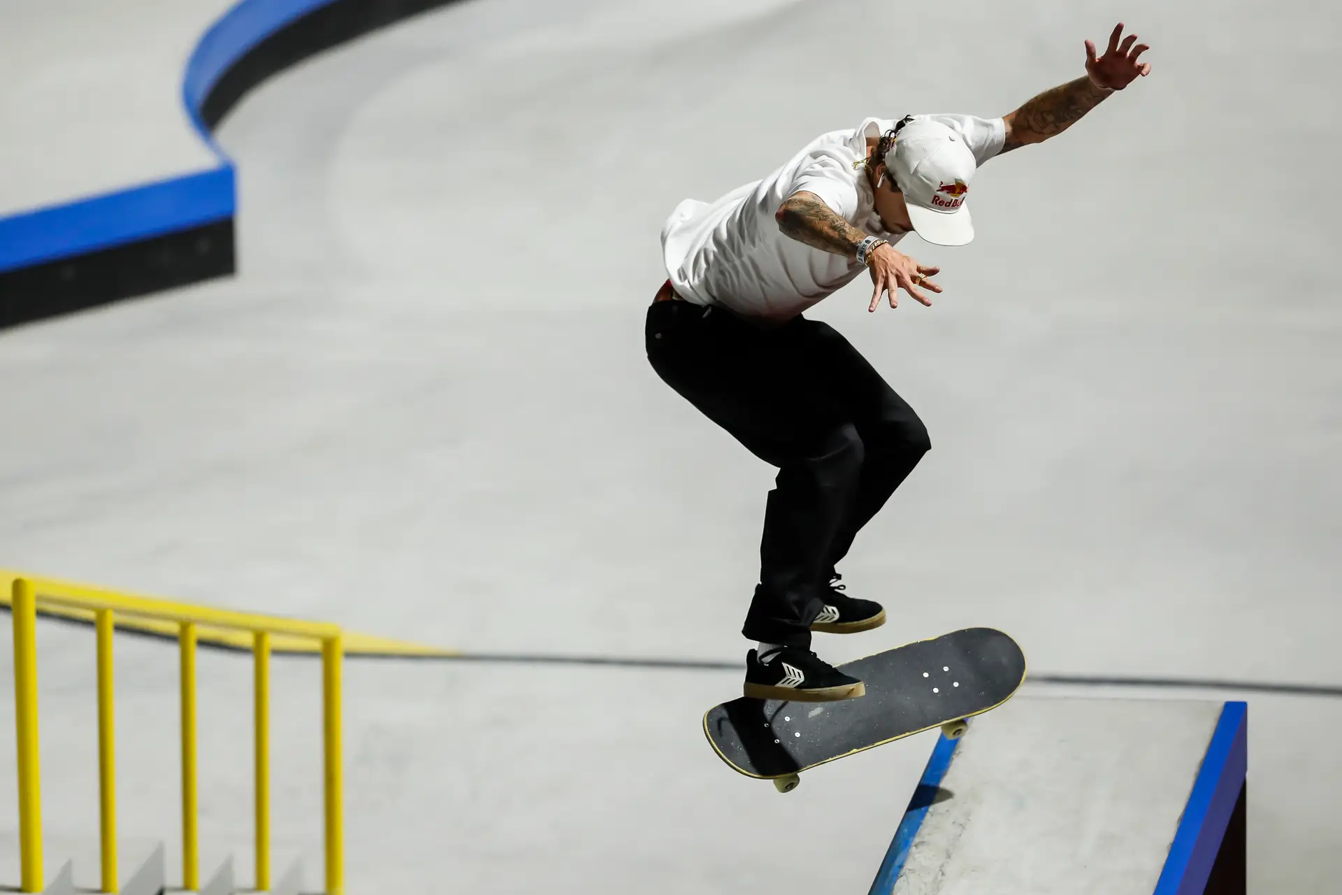 Gustavo Ribeiro na final do Mundial de skateboarding