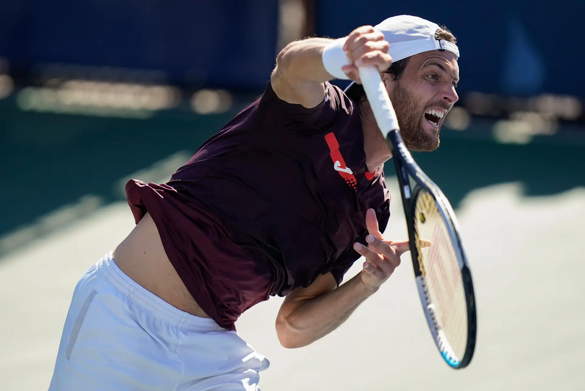 João Sousa, tenista português, no Open em Nova York, em 2022.