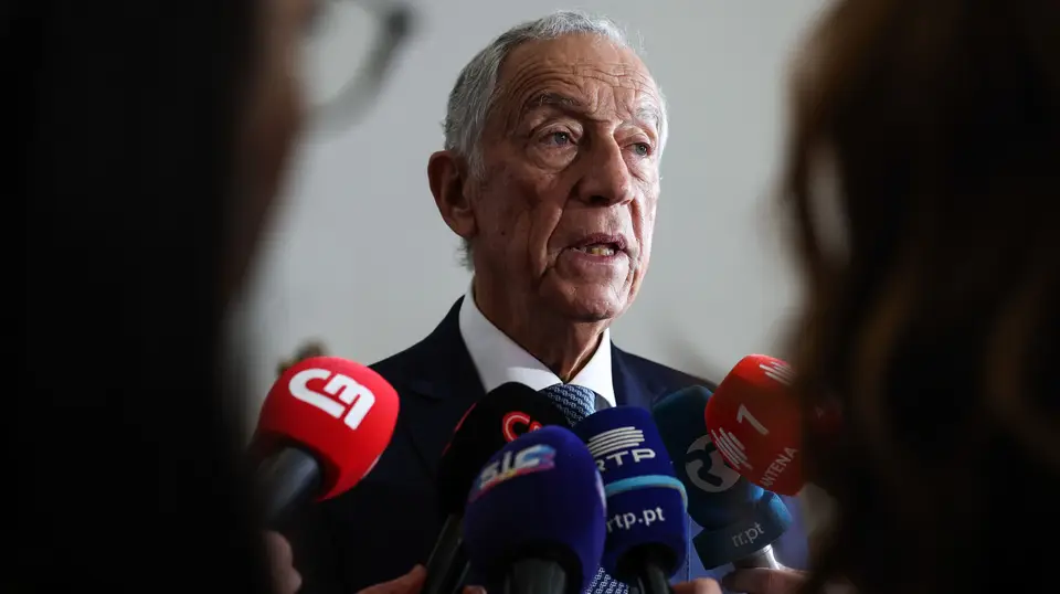 O Presidente da República, Marcelo Rebelo de Sousa, fala à imprensa.