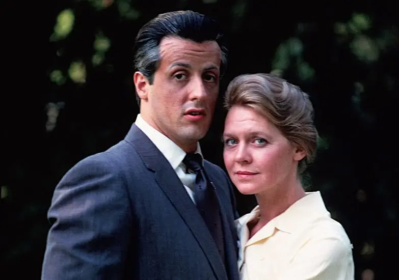 Melinda Dillon, com Sylvester Stallone, em "F.I.S.T." (1978), sob a direcção de Norman Jewison
