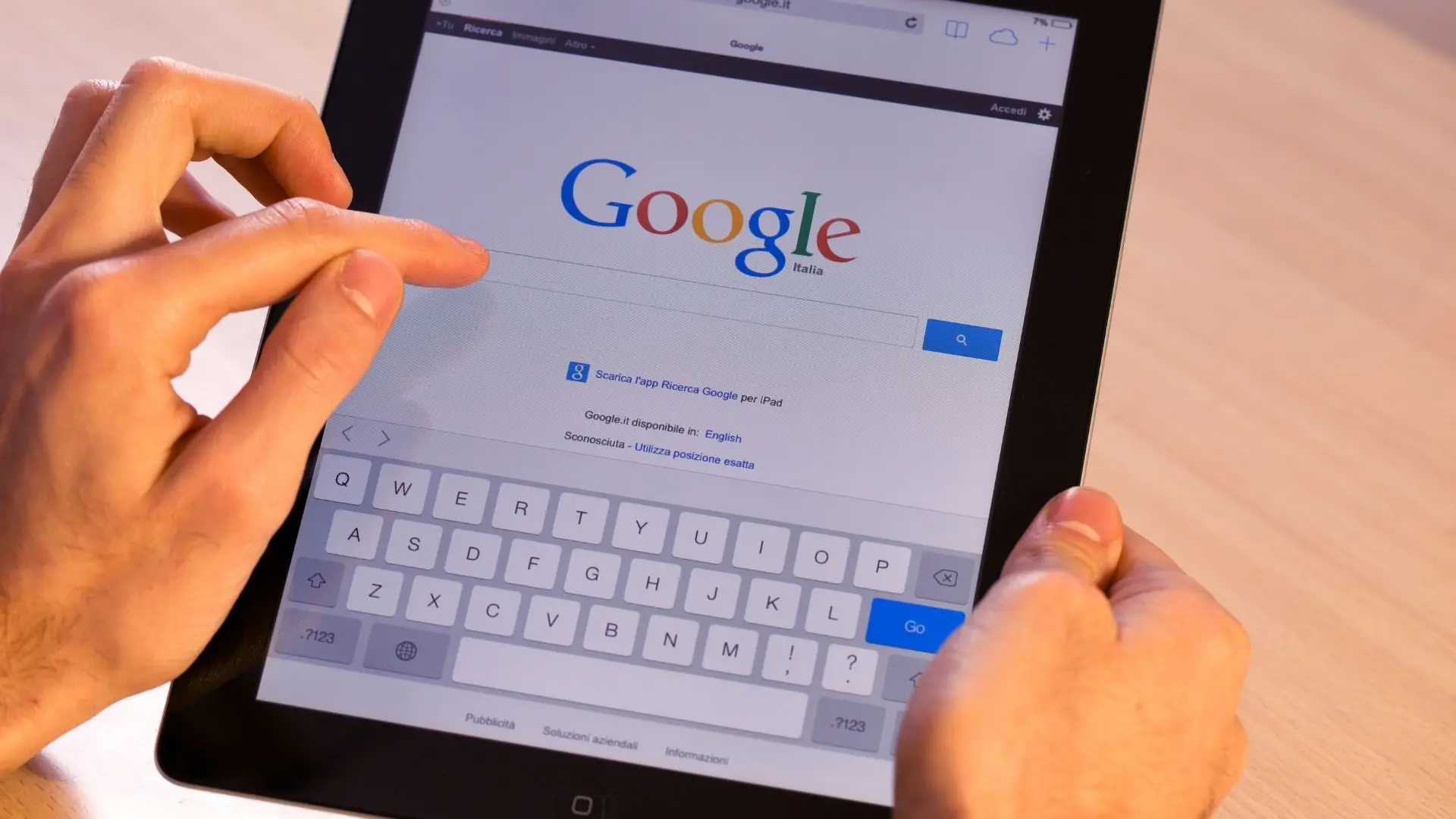 Motor de pesquisa Google.