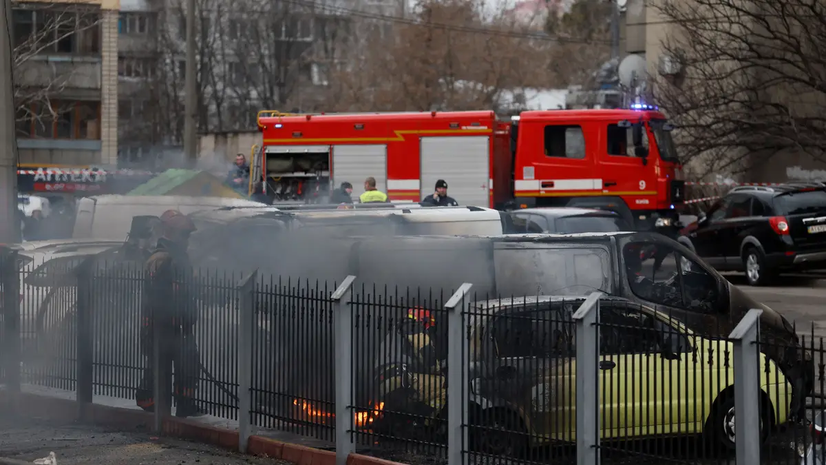 Ataques em Kiev, Ucrânia.