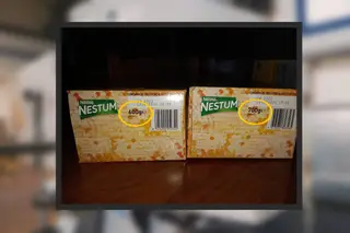 Nestum e Cerelac com menos quantidade mas ao mesmo preço?