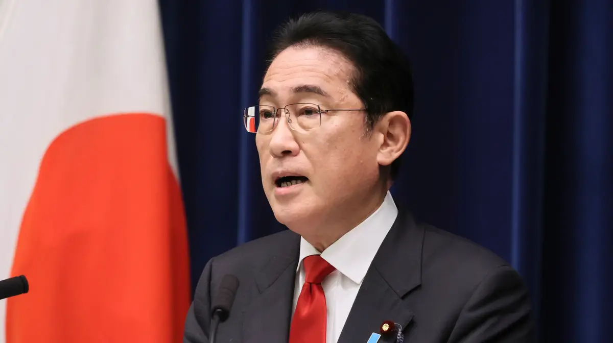 O primeiro-ministro do Japão, Fumio Kishida