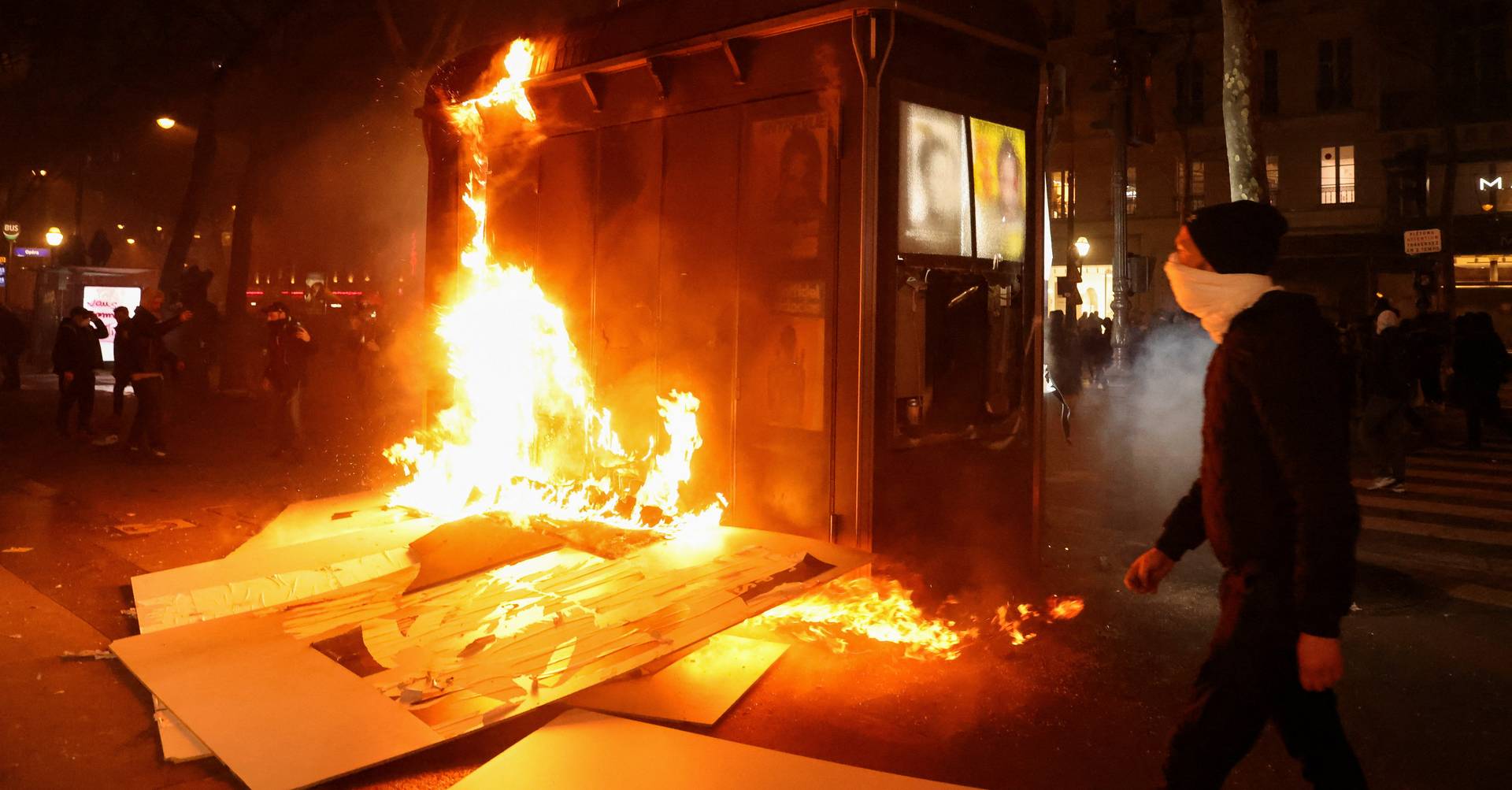 Les manifestations en France se terminent par des affrontements avec la police