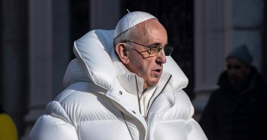 „Eleganter“ Papst Franziskus?  Das Bild geht viral und Internetnutzer jubeln