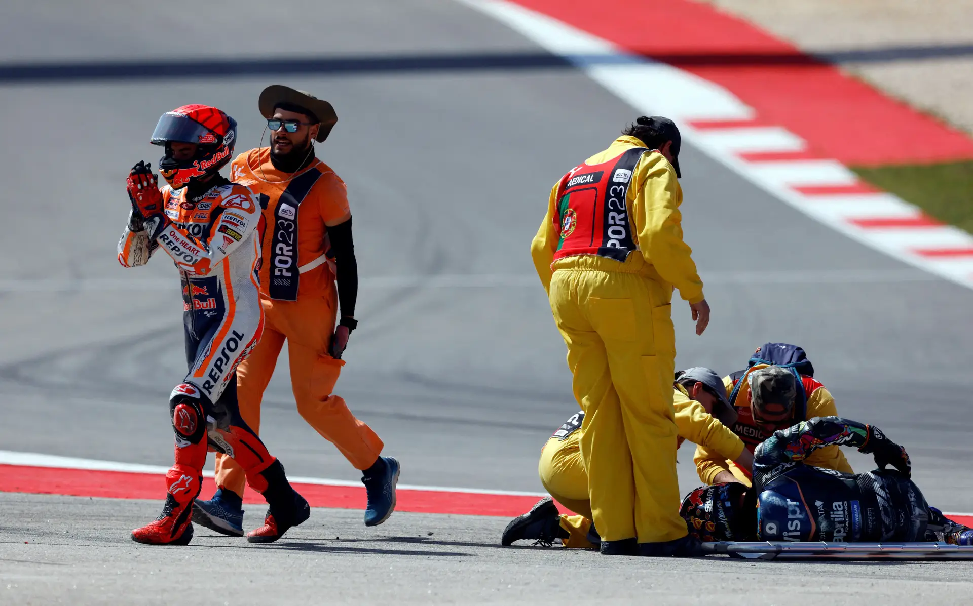 Marc Márquez vai falhar GP da Argentina após incidente em Portimão