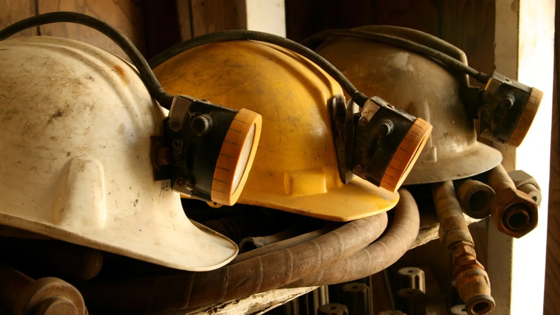 Capacete de mineiro