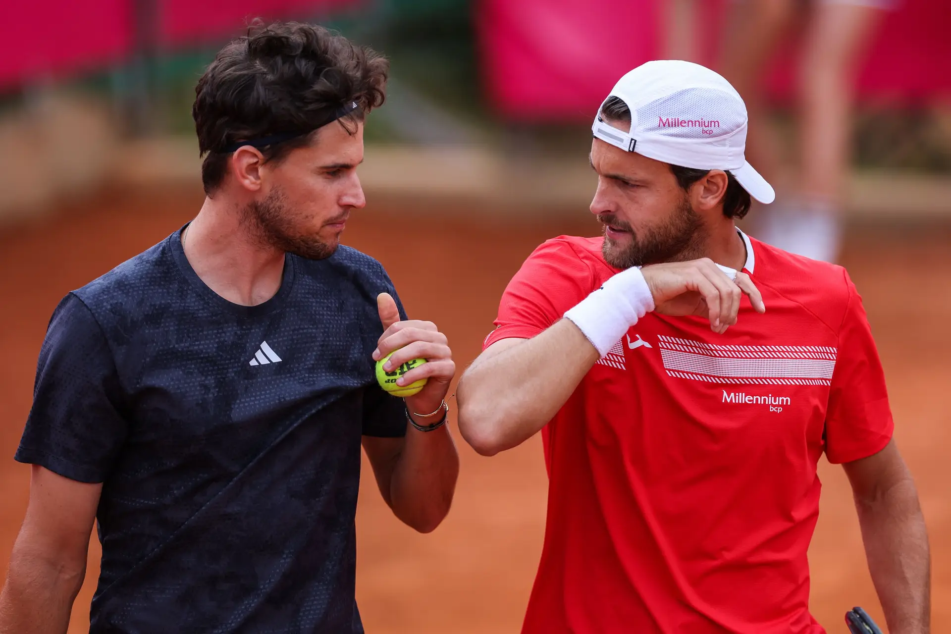 Dominic Thiem e João Sousa