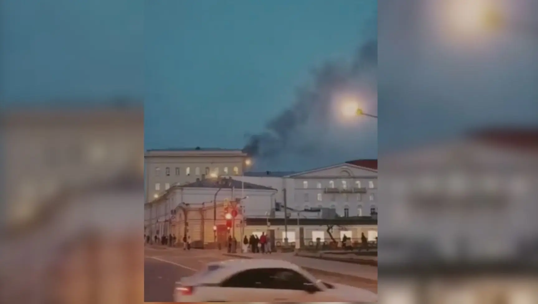 Incêndio no Ministério de Defesa Russo