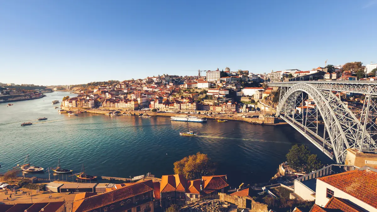 Vista sobre a cidade do Porto.