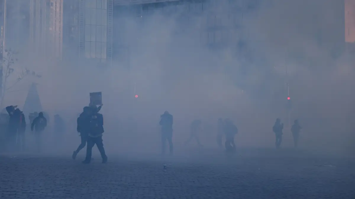 Protestos em França