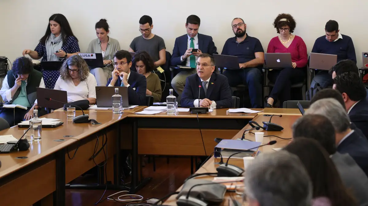 Manuel Beja na audição na comissão Parlamentar de inquérito à TAP, na Assembleia da República, em Lisboa.