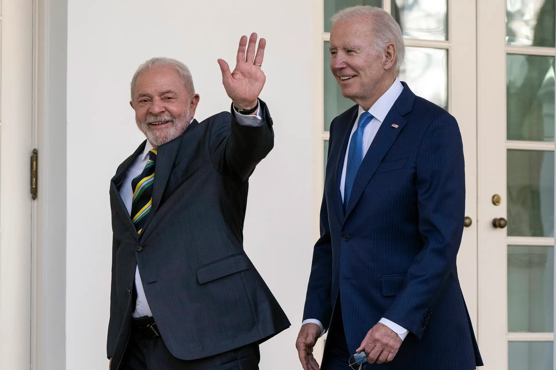 Lula da Silva, Presidente do Brasil, e Joe Biden, Presidente dos Estados Unidos - Imagem de arquivo
